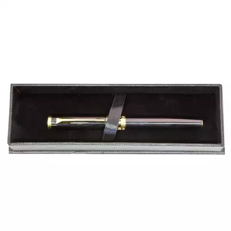 Black and Gold Greek Ball Pen buy at ThingsEngraved Canada